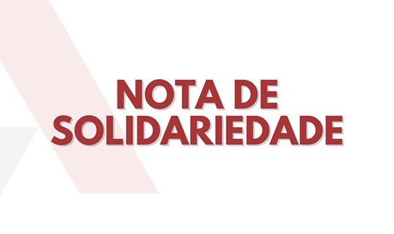 nota de solidariedade